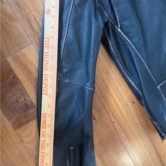 NWOT - BLADE BIKER ANTIQUE LEATHER JACKET - S - Picture 12 of 15